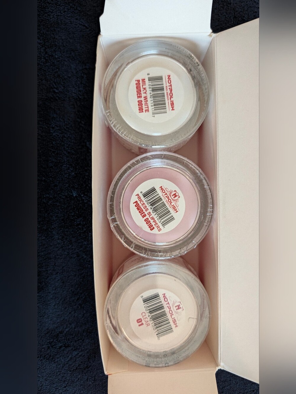 Not Polish 2 In 1 Acrylic Dipping Powder 3 Pack New In Box Sealed